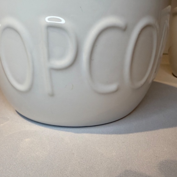 Crate and Barrel Two Popcorn Bowls Ceramic Individual Serving White Lot Of 2 - Picture 8 of 12
